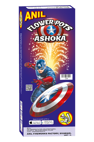 Ashoka Flowerpots 6x1