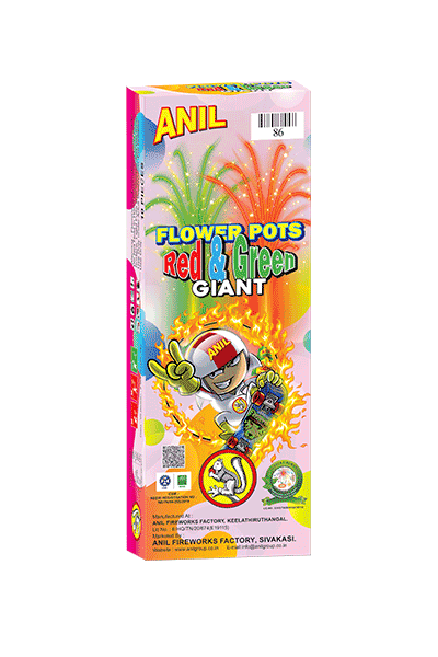 Red & Green giant Flowerpots